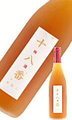 胡麻焼酎仕込み　十八番（おはこ）梅酒　1800ml