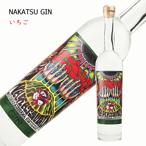 ナカツジン 《 NAKATSU GIN 》 いちご　50度　【化粧箱選択可】　500ml　中津川蒸溜所