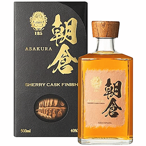 長期樽熟成　朝倉　SHERRY CASK FINISH　40度　500ml　篠崎/シェリーカスク　フィニッシュ