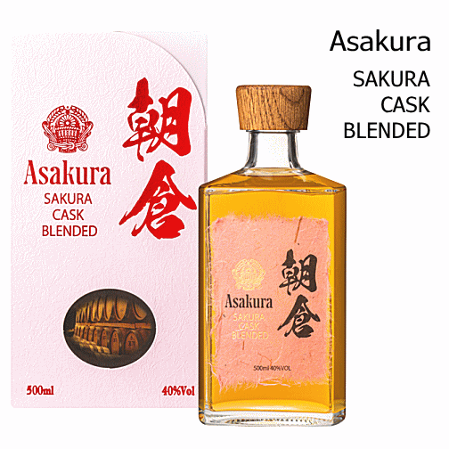 長期樽熟成　朝倉　SAKURA CASK BLENDED　500ml　篠崎/サクラカスクブレンド