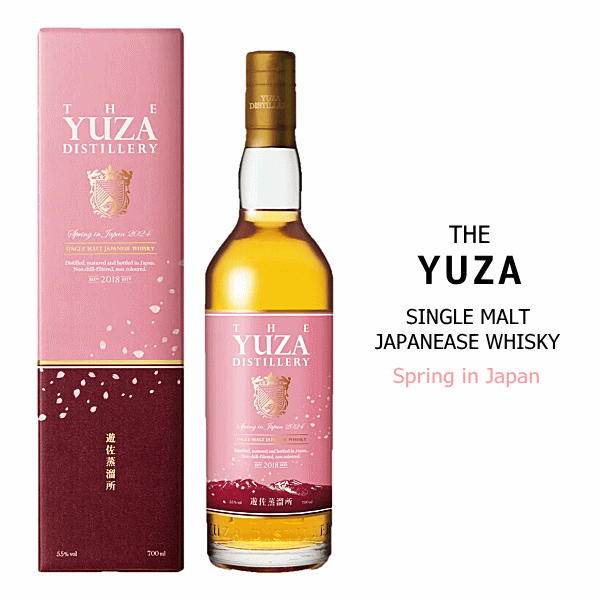遊佐 － YUZA － シングルモルト Spring in Japan 2024 《 専用箱入 》 55度 700ml　遊佐蒸溜所/スプリ..