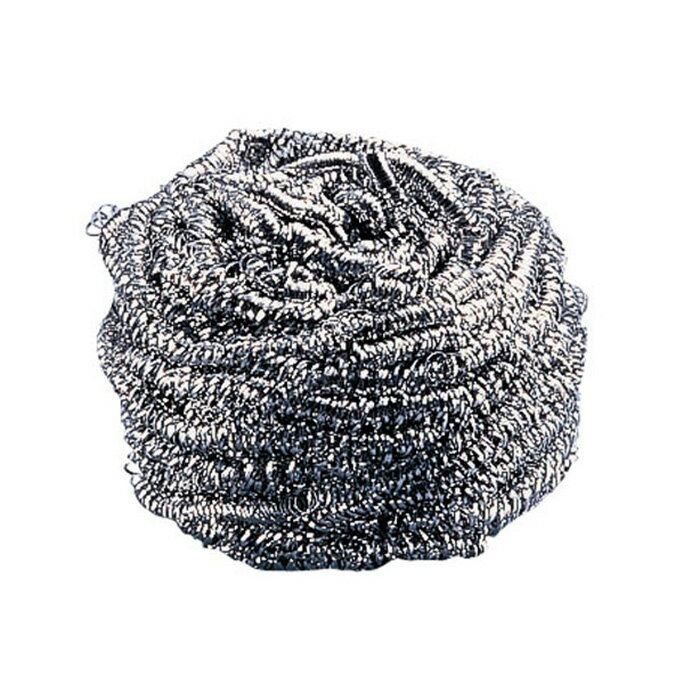 清掃用品・スポンジ・たわし 厨房用 ステンレス製 18-8タワシ　No.304　40g（小箱20個入）　(9-1305-0601)