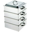 EBM 18-8 業務用角蒸器 30cm 3段 (EBM25-1)(915-1)