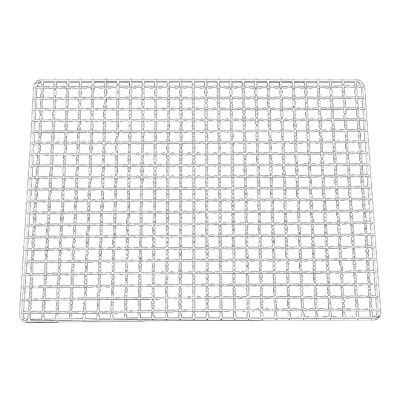 EBM 焼アミ クロームメッキ 4型（480×370） (EBM25-1)(815-6)