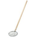 EBM 18-8 木柄 丸型 給食用スクイ網 24cm 2.5メッシュ 30510 (EBM25-1)(630-2)