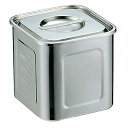 EBM モリブデン 角型キッチンポット 目盛付 15cm (EBM25-1)(641-1)(3)
