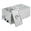 EBM 電気式フードウォーマー(湯煎式)YFK-3(1/3×3) (EBM25-1)(839-3)