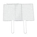EBM シングルハンドル 合わせ焼アミ クロームメッキ35cm 35434 (EBM25-1)(827-3)
