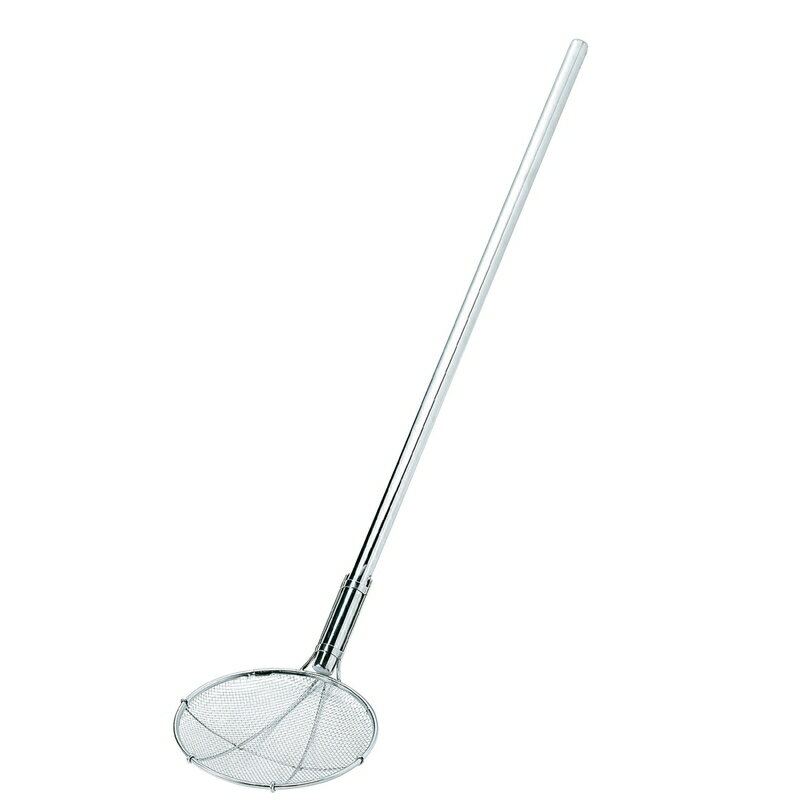 EBM 18-8パイプ柄 丸型 給食用スクイ網 24cm 14メッシュ 30236 (EBM25-1