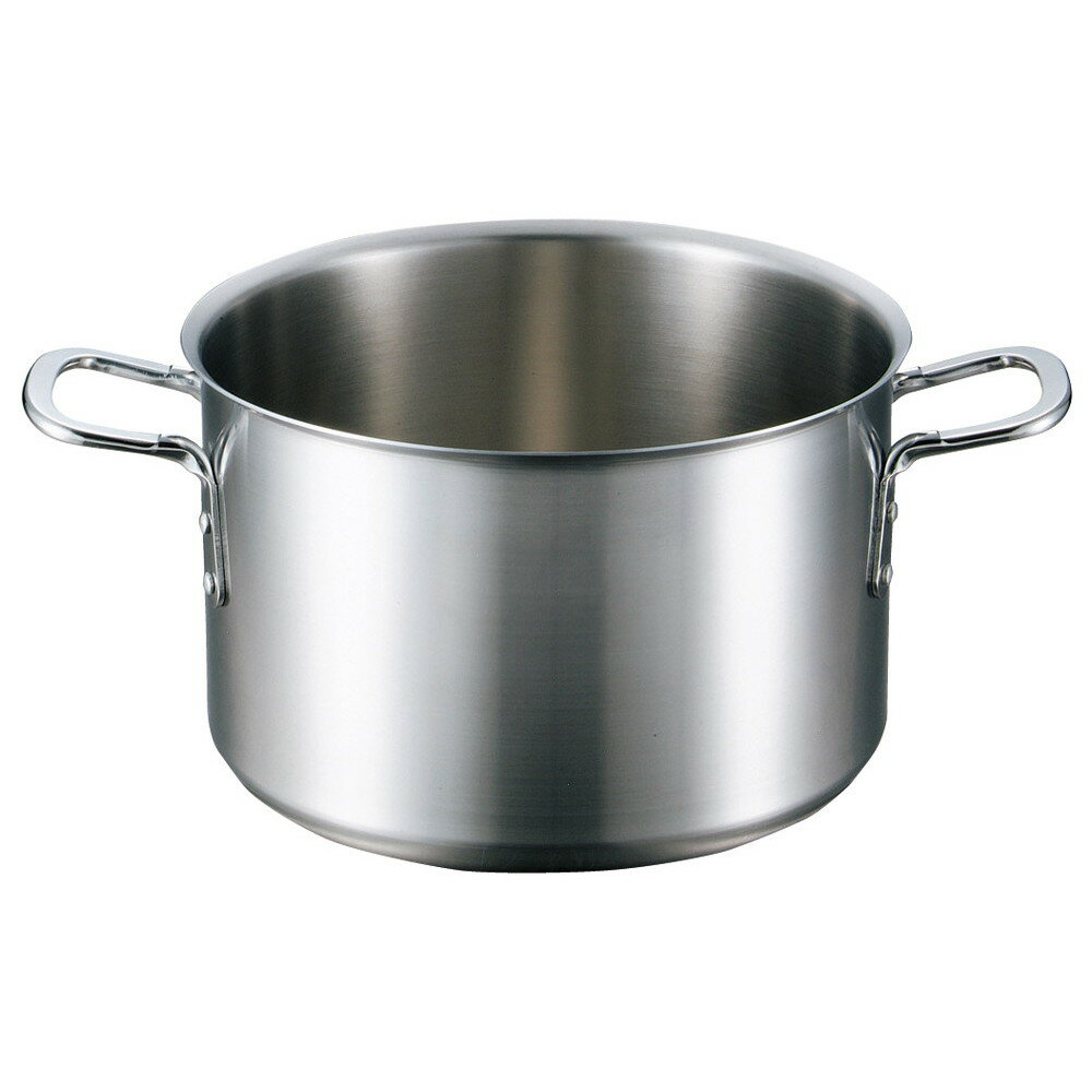 EBM ビストロ 三層クラッド 半寸胴鍋 30cm 蓋無 (EBM25-1)(83-2)