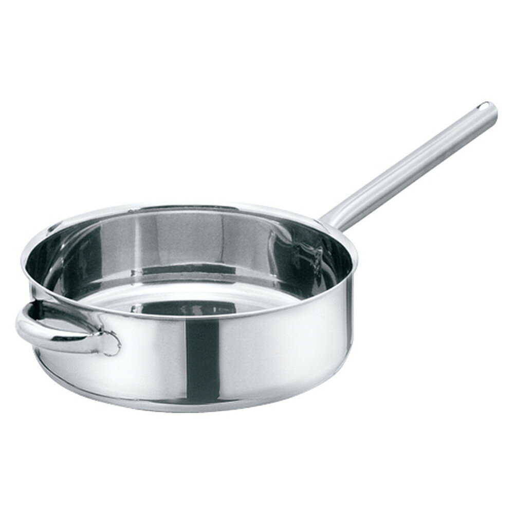 ！！メーカー取り寄せ品のため発送まで約2-5営業日(土日祝除く)かかります。予めご了承の上ご注文をお願いいたします。また、商品が欠品中の場合もございますのでお急ぎの場合はご注文前に在庫のご確認をお願いいたします。 ●本体には耐久性に優れたモリブデン(SUS316)を採用。さらに耐腐蝕性を高める為、ミラー仕上げにしました。 ●熱を平均に伝える極厚底のボディーは、電磁調理器に最適。もちろん全ての熱源に対応します。 ●握る手の形にあわせた凸凹のあるパイプハンドルは握り易く疲れません。また熱くなりにくい形状です。本体にはアルゴン溶接で接合している為、内面はスッキリ、滑らか。作業性は抜群。 ●美しく輝くミラー仕上げの極厚ボディはモリブデンが添加された最高レベルの耐久性。あらゆる熱源に対応。 ●酸・アルカリ・塩分・高温・衝撃・摩耗。業務用の鍋にかかる負担は計り知れず、これが毎日続きます。モリブデンジは耐腐食性・耐久性を極限まで追求したSUS316を採用。板厚3.0mmの極厚底が業務用の高火力・高出力を受けとめ、過酷な使用に耐え抜きます。 ●200V電磁調理器は非常にパワーがある為、鍋の変形防止・安全面からボリュームは中以下で、鍋の状態、内部の温度には細心の注意をお願いします。 ●向い手付になります。 ■外径：320mm ■底径：270mm ■内寸：φ300mm ■深さ：100mm ■重量：3.6kg ■容量：6.8L ■板厚：0.9mm ■材質：SUS316(18%クローム・14%ニッケル・3%モリブデン),底部：SUS444(モリブデン鋼) ■電磁調理器(IH)：200V対応 ■メーカー希望小売価格はメーカーカタログに基づいて掲載しています