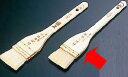鉄板焼・お好み焼き用品 木柄 白ハケ(山羊毛) 120mm (1-0785-0208)
