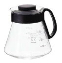 コーヒーサーバー/デカンタ 800cc HARIO ハリオ V60レンジサーバー XVD-80B(2〜6杯用) (1-0899-1103)