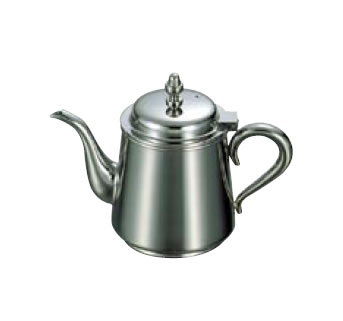 送料無料 卓上用品 ティー・お茶・紅茶用品 ポット ステンレス製 UK18-8　B渕ティーポット　3人用(450cc)(EBM25-1)(1269-2)