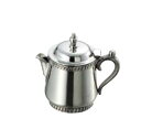 卓上用品 ティー・お茶・紅茶用品 ミルク・シロップ・容器・ポット ステンレス製 SW 18-8菊渕ミルクポット 7人用190cc(EBM25-1)(1275-1...