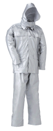 スミクラ く〜るスーツ(ジャケット＆パンツ) シルバー M/L/LL/ELサイズ シルバーパウダーで太陽熱を反射！農薬散布や各種作業におすすめ。