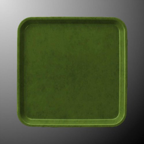 ※受注生産品※FRP 33cm 正角トレー 331X331mm H20mm ダークグリーン FBトレー[N24DG] マルケイ 業務用 正方形 トレイ 盆 お盆 おぼん 業務用 プラスチック 樹脂 耐熱 シンプル D8