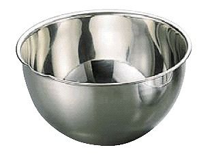 料理道具 ボール ステンレス Ω18-8 ハンドミキサーボール 21cm (7-0243-1201)