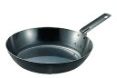 フライパン (鉄分が取れて健康的!) IH対応 30cm Ω鉄黒皮 オーブン用厚板フライパン 30cm (1-0091-0607)