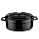 LAVA オーバルキャセロール 25cm 鋳鉄ホーロー製でお手入れ簡単!暮らしが楽しくなる、トルコ発LAVA社製のキャセロール! クッキング アウトドア キャン...