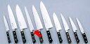 送料無料 包丁・ナイフ 正広作 本職用日本鋼包丁 (口金付) 筋引 (両刃) 13019 30cm (1-0318-0403)