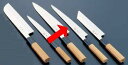 送料無料 包丁・ナイフ 酔心 イノックス本焼和包丁 和筋引 (両刃) 27cm 45088 (1-0304-1502)