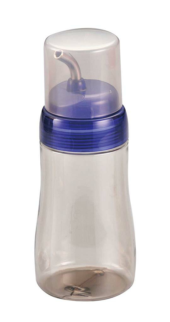 オイルボトル・ジャー 容量280ml プルーヘルシーオイルボトル　L　クリアブルー(EBM24-1)(1872-14)
