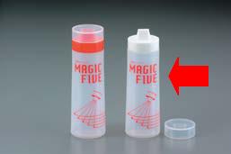 ディスペンサーボトル マヨネーズをかけるのに最適! 容量500ml マジックファイブディスペンサー ホワイト(EBM18-1)(383-21)
