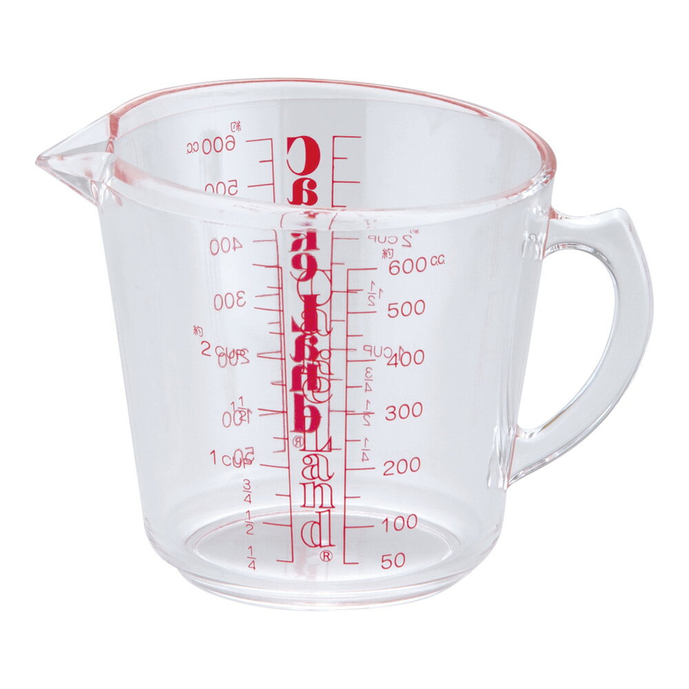 計量カップ PCメジャーカップ600cc(1-0511-1302)