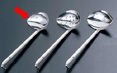 お玉・レードル Murano（ムラノ）18-8ステンレス製　横口　レードル　70c.c　(1-0461-0204)