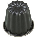 ブラックフィギュア カヌレ焼型(φ55×H55mm) 焼き菓子 製菓型 離型性抜群 フッ素樹脂加工 お手入れ簡単(EBM23-1)(976-10)