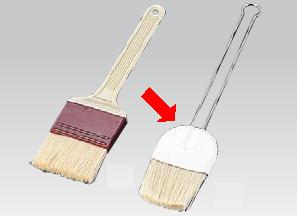 製菓用ブラシ・ハケ お菓子作り・道具 (幅)1.5×19.5cm レズレー　ペストリーブラシ　12466 (9-1070-0801)