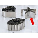 製菓用品・抜型・クッキー型 お菓子作り・道具 ステンレス製 18-0 パテ抜 星(No.1〜No.12セット) (1-1129-0501)