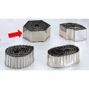 製菓用品・抜型・クッキー型 お菓子作り・道具 ステンレス製 18-0 パテ抜 亀甲(No.1〜No.12セット) (1-1129-0701)