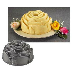 製菓用品・ケーキ型 お菓子作り・道具 彫刻のようなケーキができます ノルディックウェアー ローズパンNo.54148 9-1097-0201 