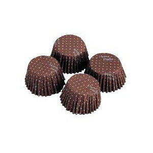 製菓用品・使い捨てモルド・カップ お菓子作り・道具 バレンタインなどの手作りチョコに! チョコパーチ(水玉・40枚入) DL-0594 (6-1011-1901)