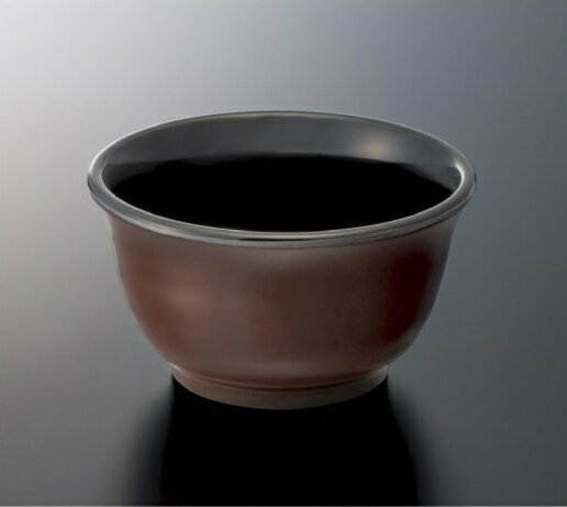 メラミン 5寸どんぶり 溜内黒 (φ151×H84mm・760ml) [G-951TMK] スリーライン業務用 食器 割れにくい 丈..