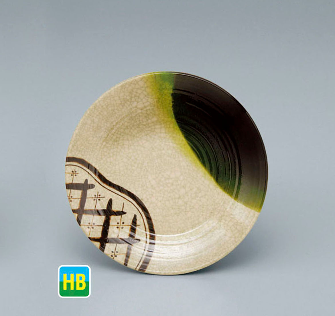 ハイブリッドメラミン 織部 9寸盛込皿 (φ272×H33mm) [G-509EA] スリーライン業務用 食器 割れにくい 食洗機対応 プラスチック 樹脂製 環境に優しい器 皿 大皿 プレート 盛り皿 盛皿 大きい皿 バイキング ビュッフェ 鍋 盛り込み