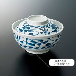 メラミン 種丼 身 古染草花 (φ156×H75mm・810ml) [GW-550A] スリーライン業務用 食器 割れにくい 丈夫 プラスチック 樹脂製 麺丼 麺鉢 どんぶり 丼ぶり 丼 うどん そば 親子丼 カツ丼 丼もの