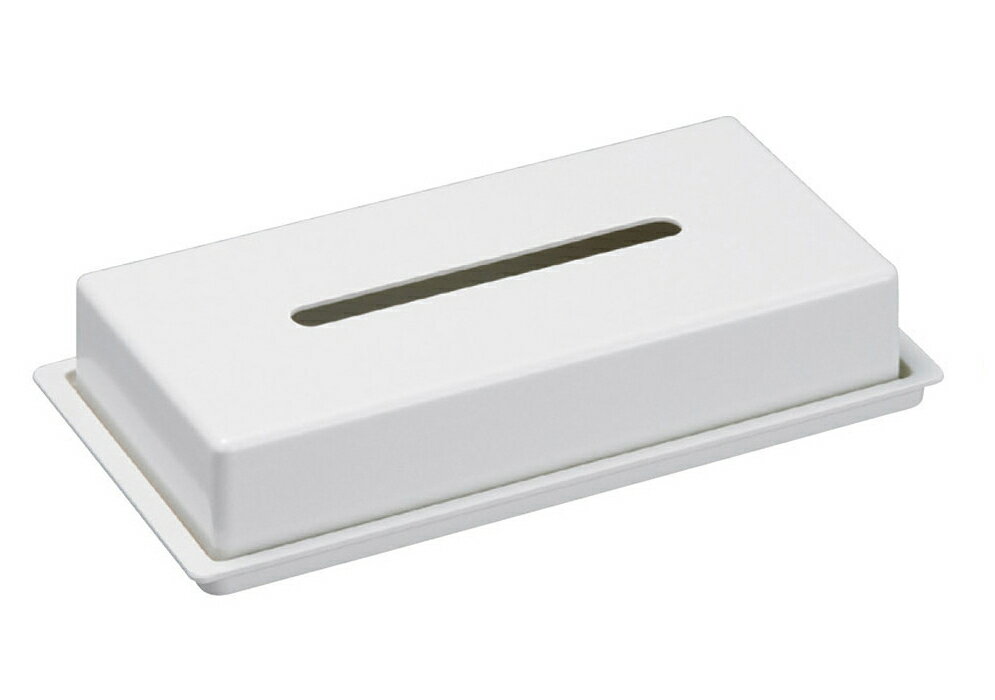 シェルミン ティッシュボックス ホワイト (267×132×H58mm) [SM-11304MFWH_SET] スリーライン 業務用 ホテルグッズ 環境に優しい