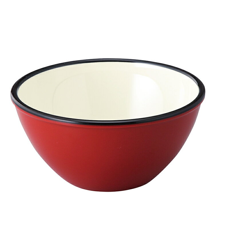 メラミン 12cmボール 直径122mm H58mm 350cc クリムゾンレッド Torico(トリコ) [HR-12-R] 台和 業務用 小鉢 スープ碗 サラダボール マルチボウル 丸小鉢