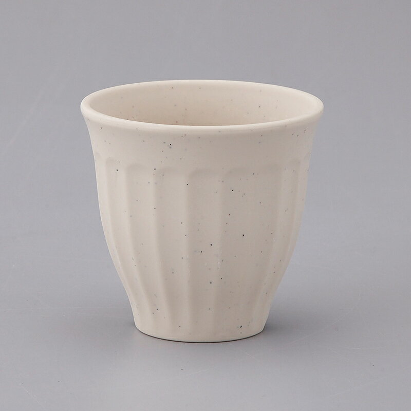 バイオマスメラミン フリーカップ 直径87mm H82mm 240cc オーガニックベージュMT Aube(オウブ) [SJ-20-..