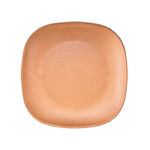 メラミン 25cmスクエアプレート 250X250mm H31mm ライトブラウン walna(ウォールナ) [WD-11-LBR] 台和 業務用 主菜皿 大皿 角深皿 角皿 ワンプレートメニュー メインプレート