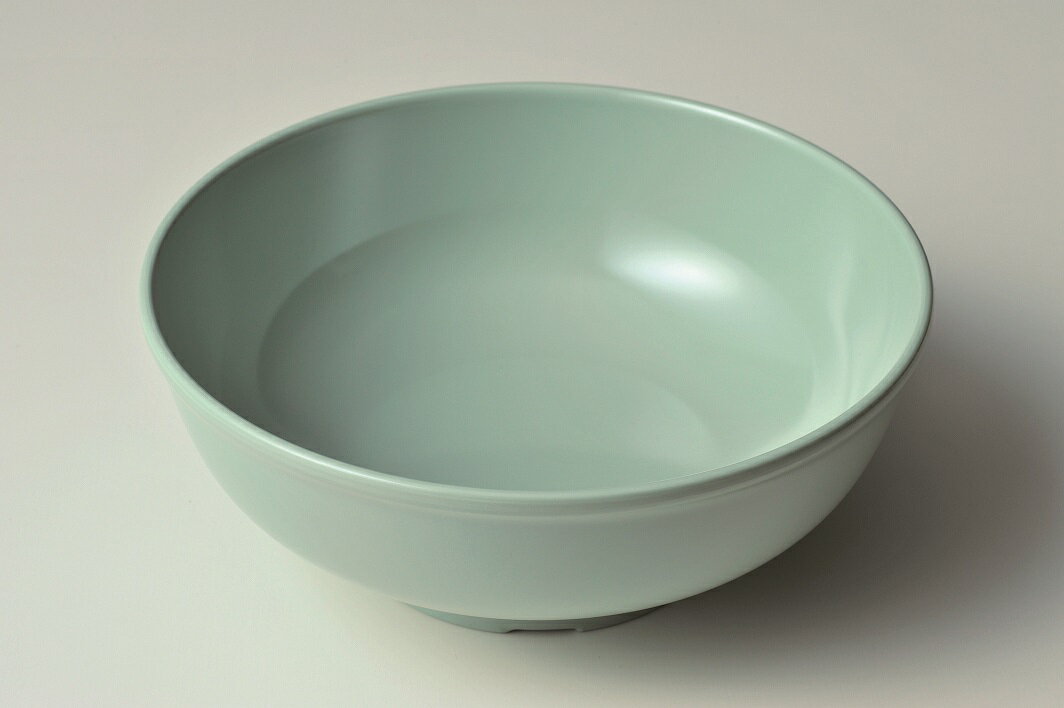 メラミン 青磁 胴張り丼・大 (208×H82mm・1600cc) エンテック/ENTEC[CS-15G]　 業務用 プラスチック製..