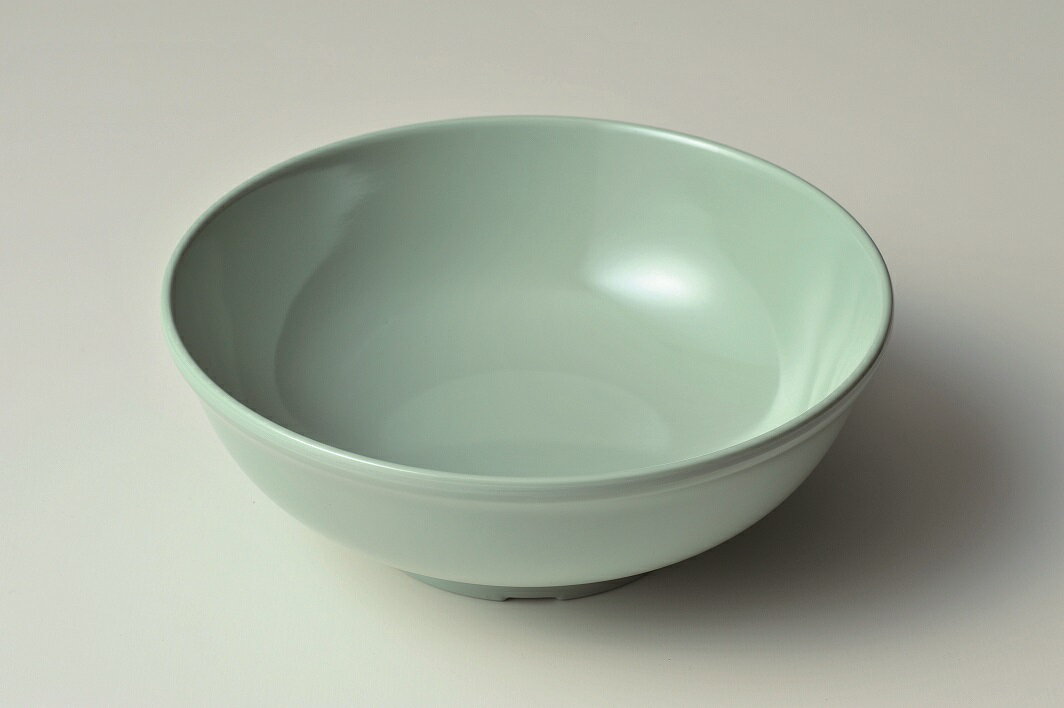 メラミン 青磁 胴張り丼・小 (194×H72mm・1130cc) エンテック/ENTEC[CS-16G]　 業務用 プラスチック製..