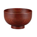【食洗機対応】Φ105 耐熱木調汁椀 紅摺り 30044120 (Φ105×H62mm・320cc) 福井クラフト(7-139-10)