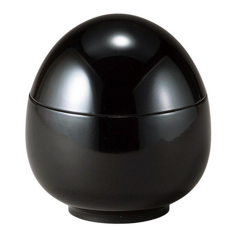 こいまり小吸物椀 黒無地 (内黒) [蓋・身セット] 30048040(φ88×H94mm・220cc) 福井クラフト(3)