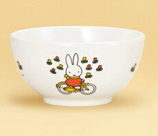 ※5個セット※メラミン子供用食器 ミッフィー　miffy's bicycle 汁椀(Sシリーズ) (100×50mm・230cc)関東プラスチック[CM-S2C]業務用食器 保育園・幼稚園向け