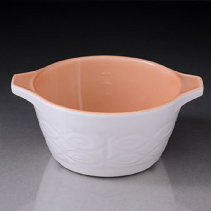 メラミン キャセロール(ふたは別売り) 105X130mm H55mm 280cc アプリコットオレンジ ソポ[AR-906] マン..