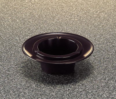 メラミン 高台灰皿 チョコ（こげ茶） (175×58mm) マンネン/萬年[600-L] 業務用 プラスチック製 メラミ..